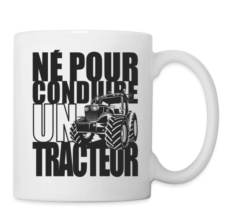 cadeau agrixulteur tracteur humour tasse mug