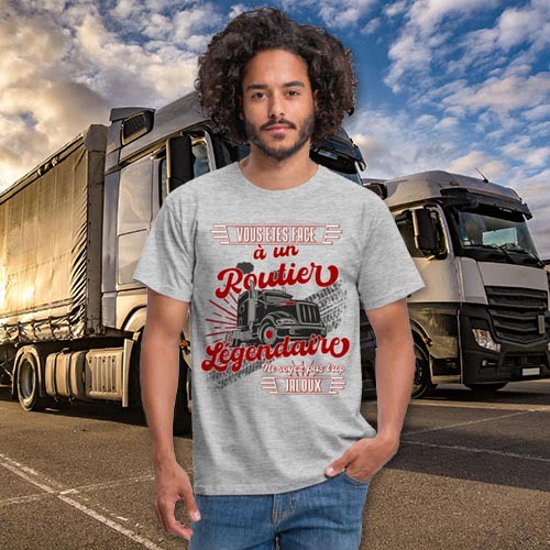 tee routier cadeau humour chauffeur poids lourd br