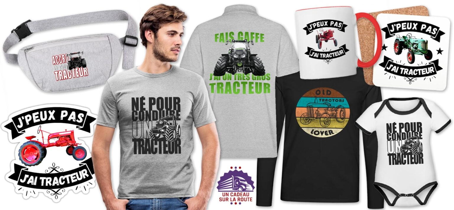 T-shirt Personnalisé Tracteur Deutz Avec Prénom - 100% Polyester, 180 G - Taille Au Choix - 6