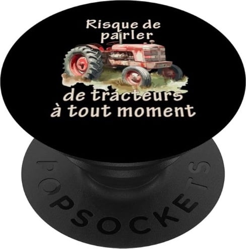 popsockets humour agriculteur cadeau tracteurs anciens vieux