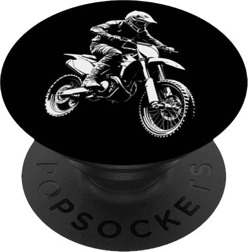 popsockets motocross pilote de moto homme cross trial enduro freestyle