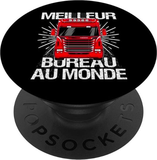 popsockets routier accessoire téléphone camion chauffeur cadeau poids lourd