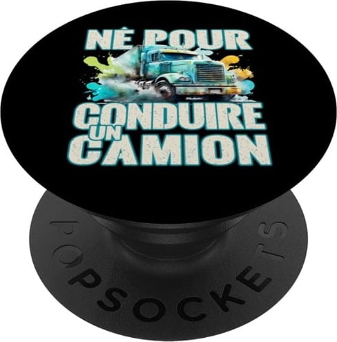 popsockets routier camion humour cadeau original