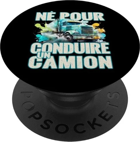 popsockets routier camion humour cadeau original