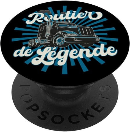 popsockets smartphone idee cadeau original routier camion drole humour routier de legende