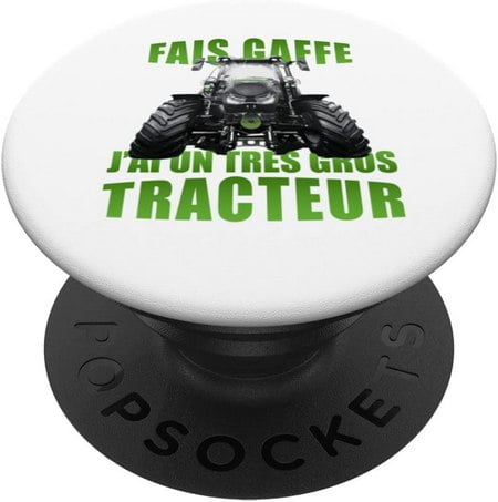 popsockets smartphone idee cadeau originale tracteur agriculteur ado