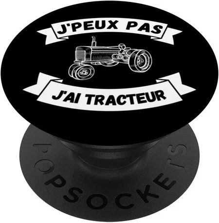 popsockets smartphone idee cadeau originale tracteur agriculteur humour drole je peux pas tracteur ancien vieux