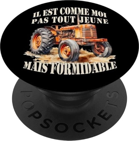 popsockets tracteur ancien humour agriculteur vieux tracteurs humoristique
