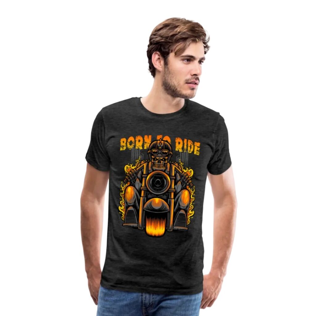 t-shirt moto motard biker cadeau personnalisable homme