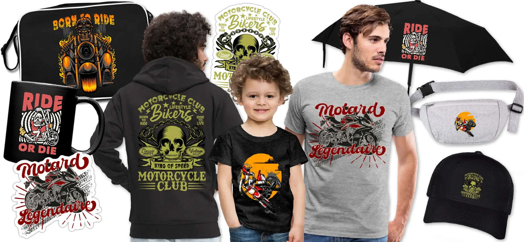 cadeau moto motard teeshirt moto motocross rider biker drôle humour papa vente en ligne