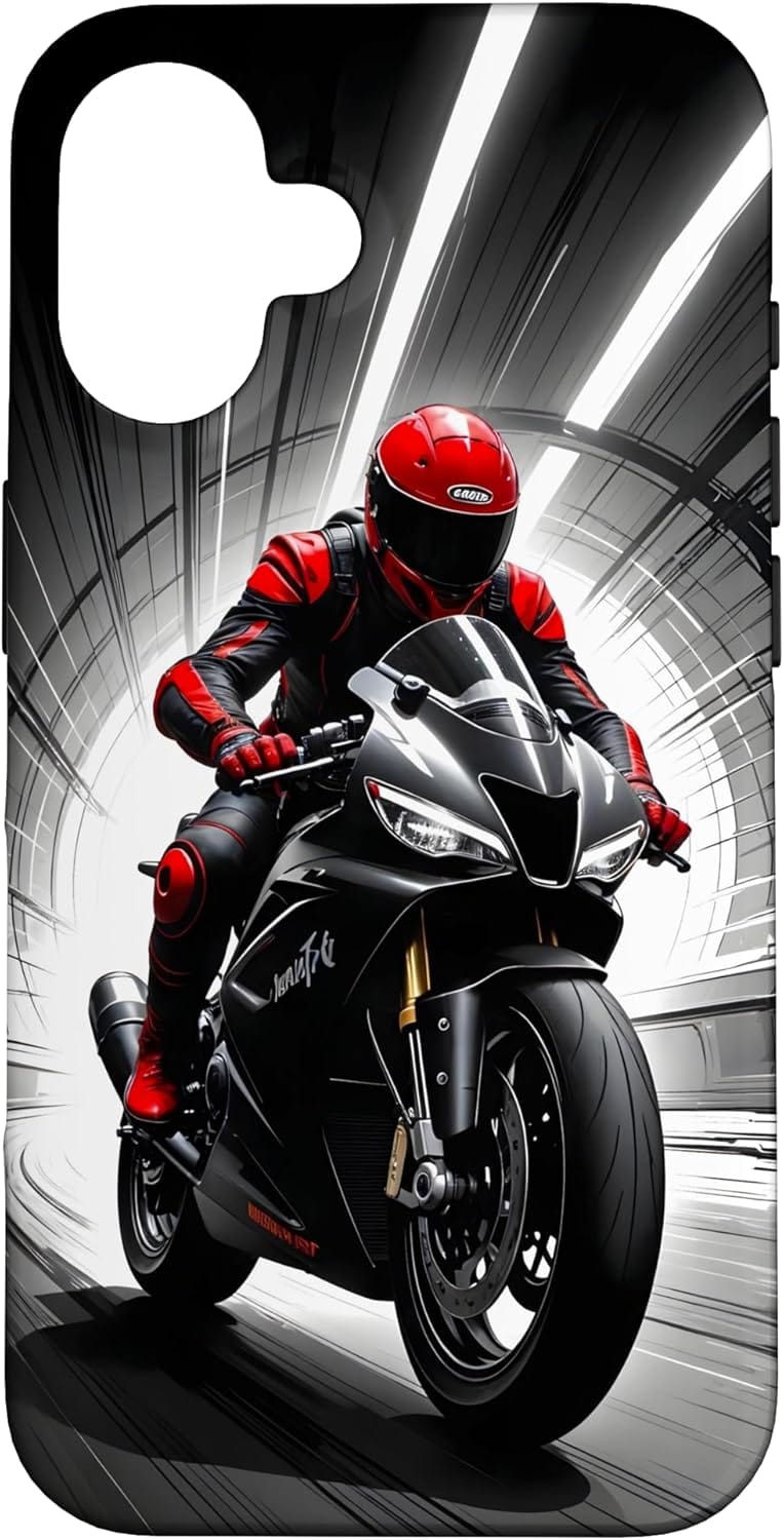 coque iphone 16 15 14 13 12 x 8 7 xe moto motard vitesse routiere 11 (11)