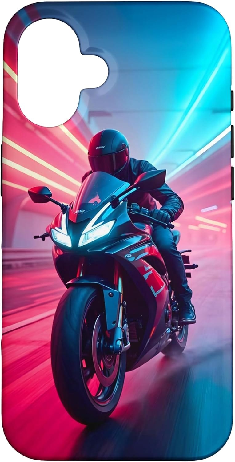 coque iphone 16 15 14 13 12 x 8 7 xe moto motard vitesse routiere 11 (9)