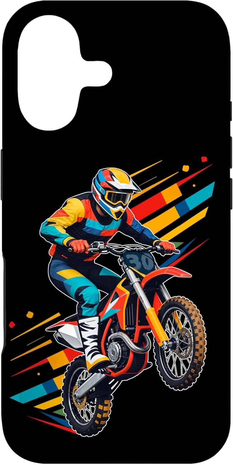 coque iphone motocross motard cadeau trial enduro rallye cross moto IPhone 15 16 13 14 17