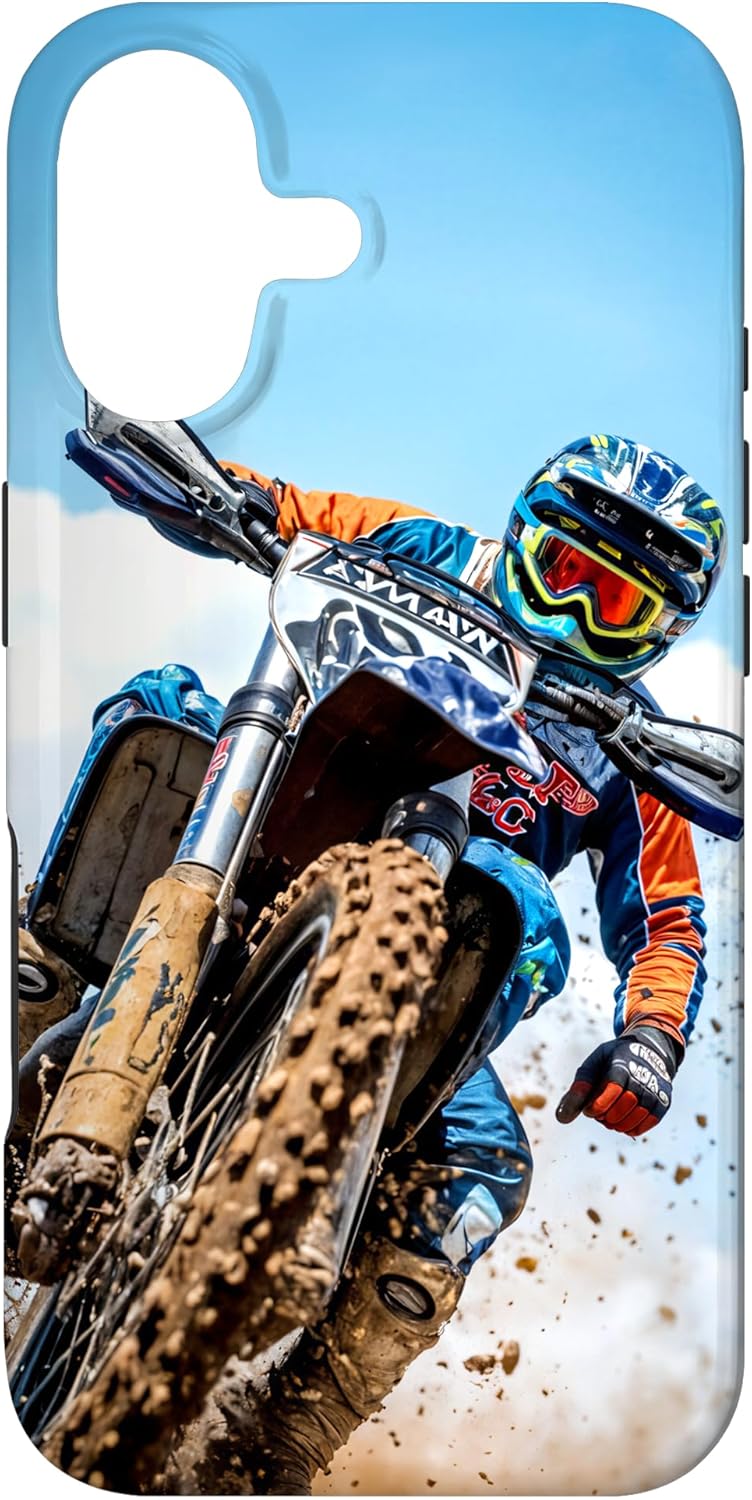 coque iphone motocross motard cadeau trial enduro rallye cross moto IPhone 15 16 13 14 17