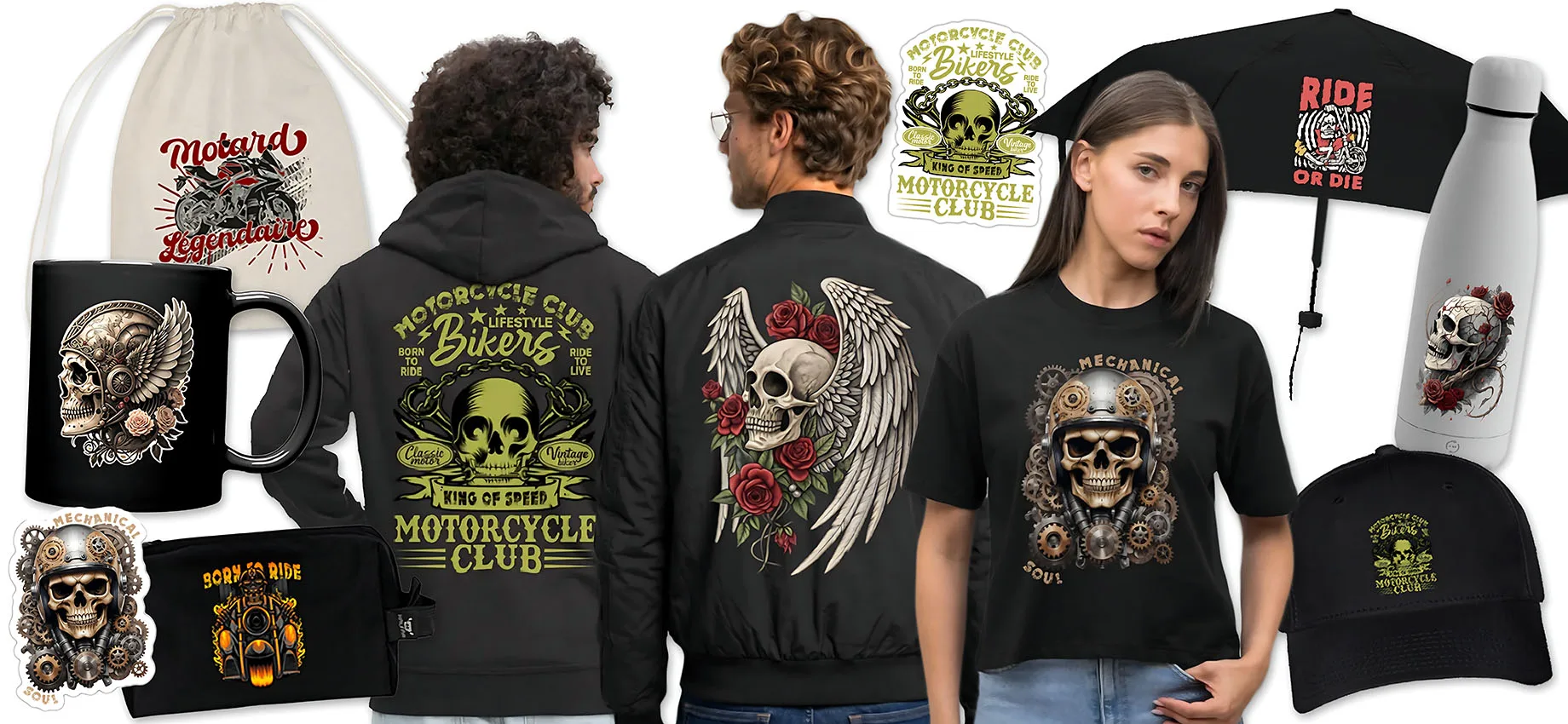 cadeau moto motard tshirt moto rider biker drole humour vente en ligne t-shirt motard thème moto sportive custom biker idées cadeaux